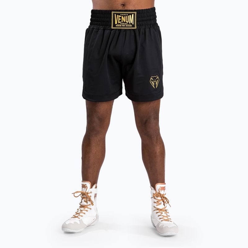 Spodenki bokserskie męskie Venum Classic Boxing black/gold