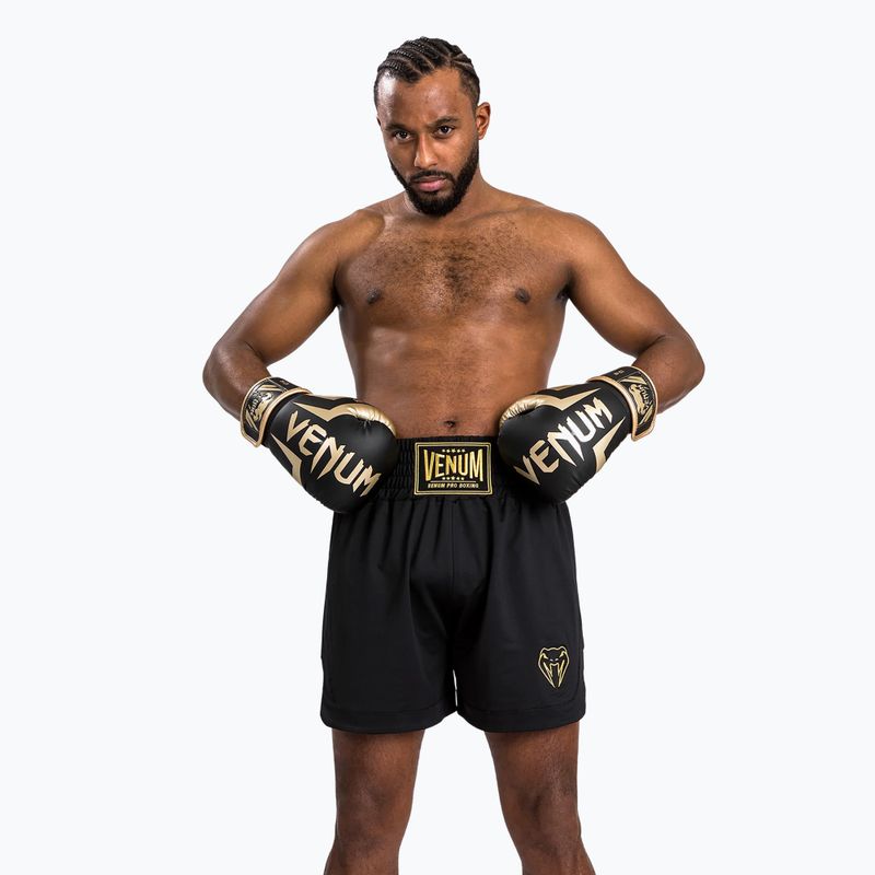 Spodenki bokserskie męskie Venum Classic Boxing black/gold 4