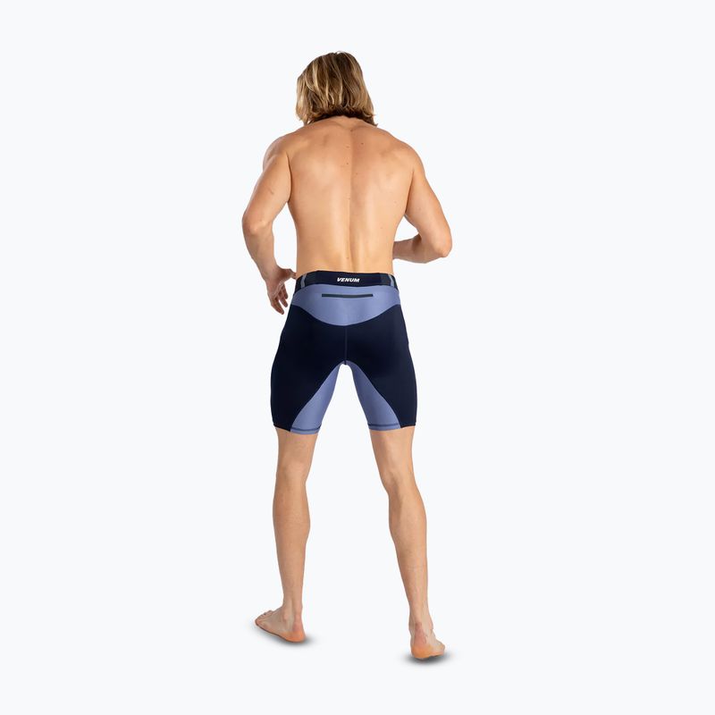 Spodenki treningowe męskie Venum Tempest Vale Tudo navy blue/blue 4