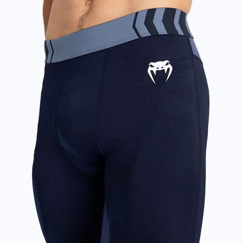 Legginsy treningowe męskie Venum Tempest Spats navy blue 4