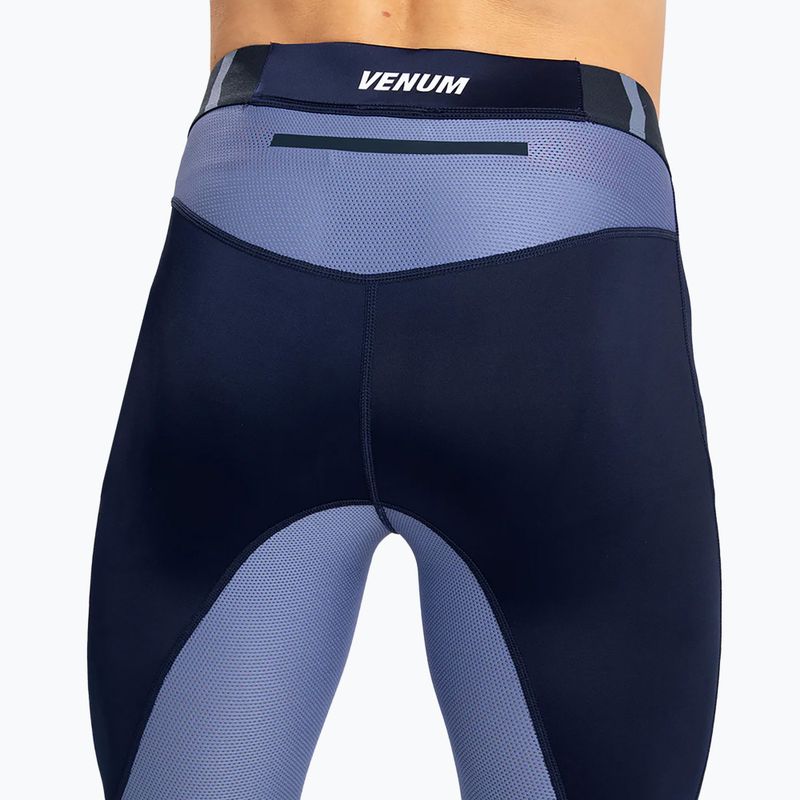 Legginsy treningowe męskie Venum Tempest Spats navy blue 6