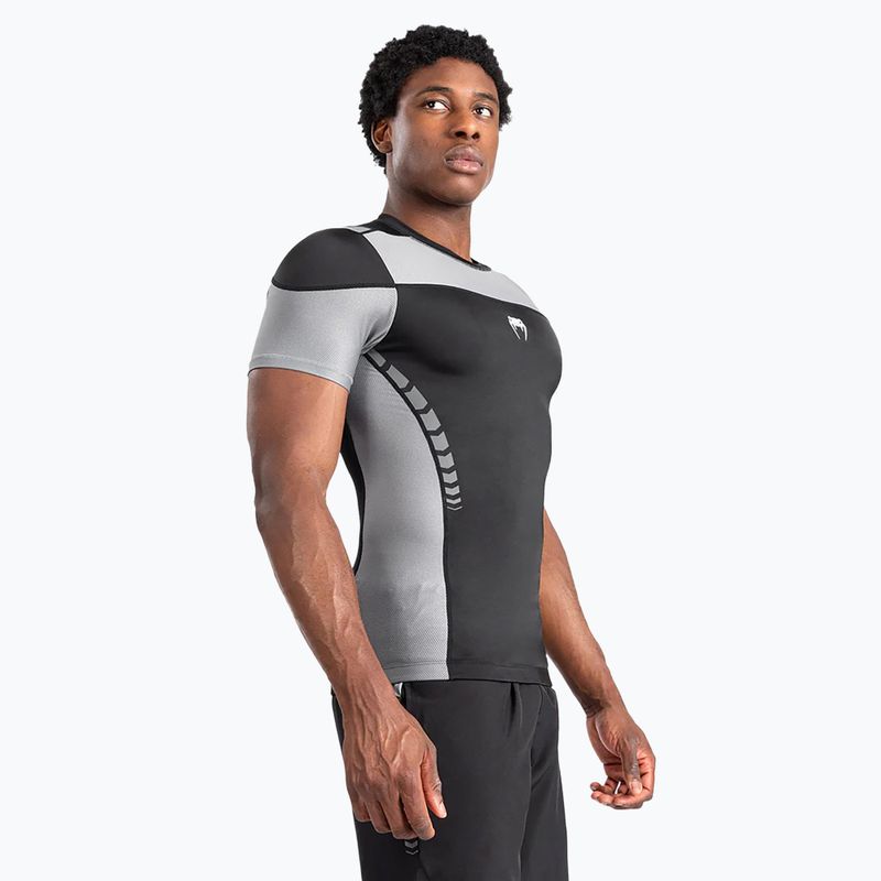 Rashguard męski Venum Tempest Rashguard black/ grey 2