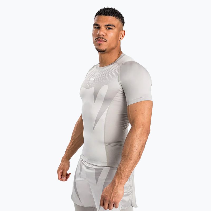 Koszulka męska Venum Attack Rashguard beige 3