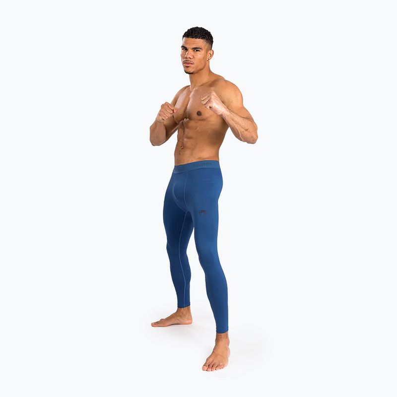 Legginsy treningowe męskie Venum Contender blue 2