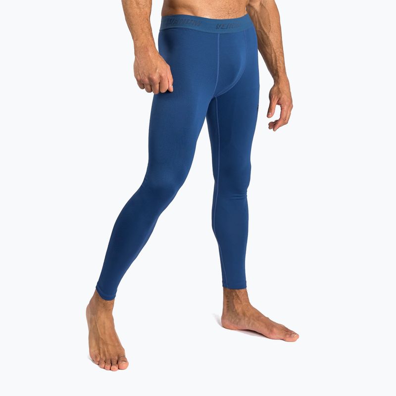 Legginsy treningowe męskie Venum Contender blue 3