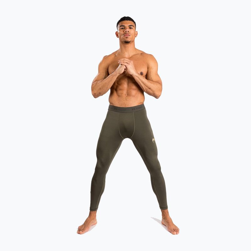 Legginsy treningowe męskie Venum Contender khaki 2