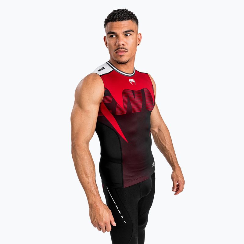 Tank top męski Venum Adrenaline Rashguard black/red