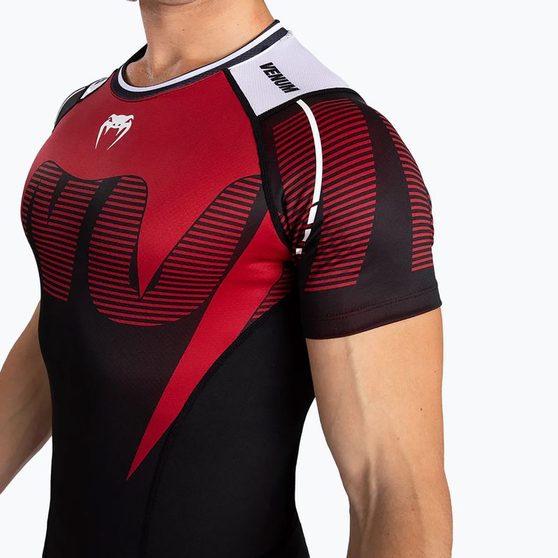 Koszulka męska Venum Adrenaline Rashguard SS black/red 5