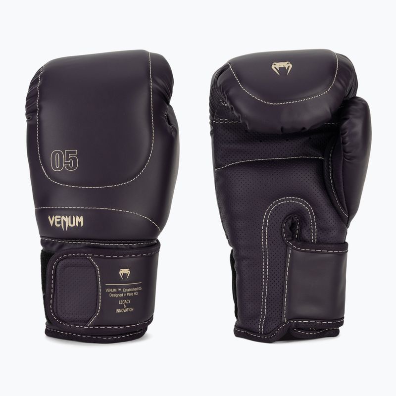 Rękawice bokserskie męskie Venum Impact Evo Boxing Gloves deep purple