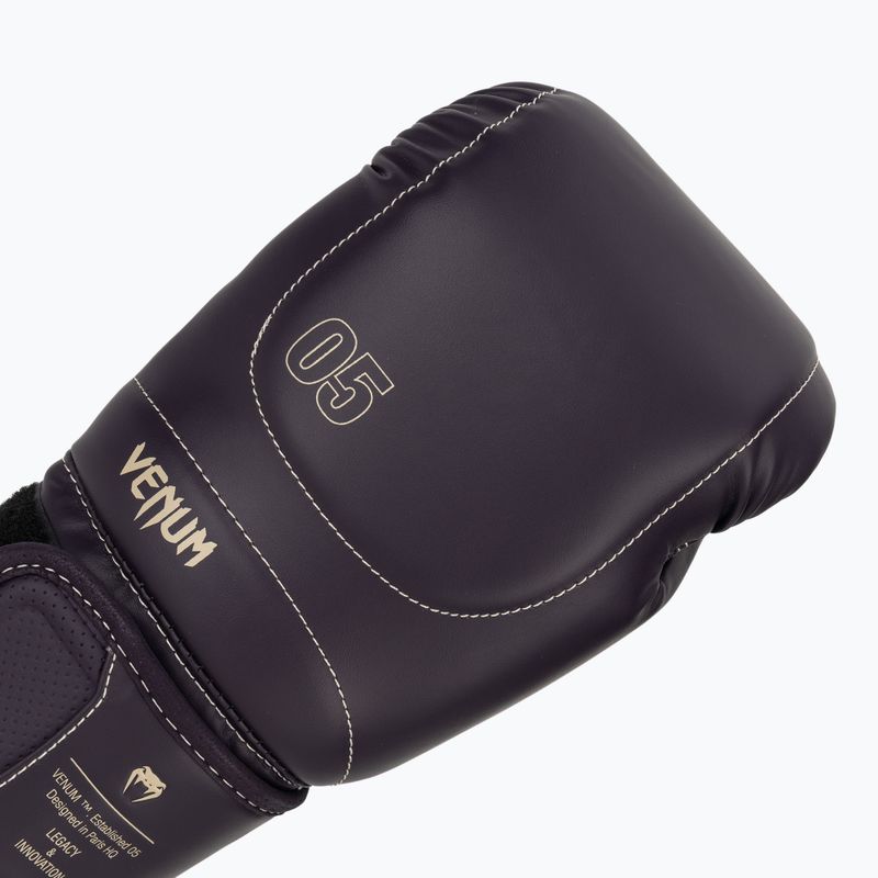 Rękawice bokserskie męskie Venum Impact Evo Boxing Gloves deep purple 5