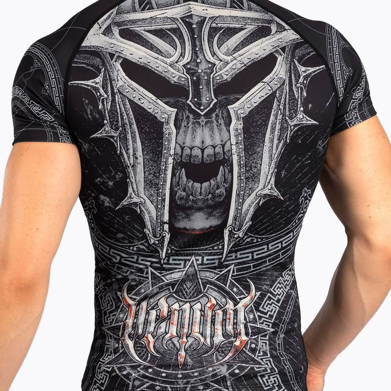 Rashguard męski Venum Gladiator 5.0 Men'S Short Sleeve Rashguard black/silver 5
