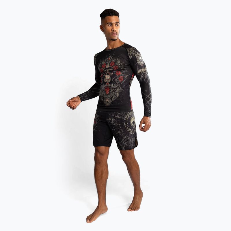 Rashguard longsleeve męski Venum Santa Muerte 5.0 Men’S Long Sleeve Rashguard deep black/gold 2