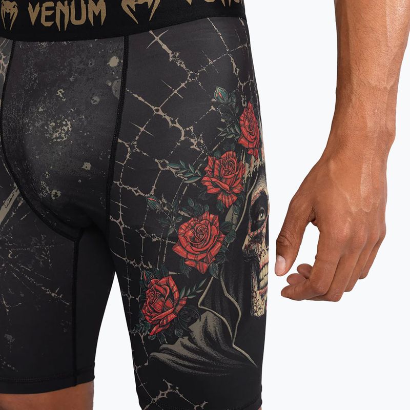 Spodenki treningowe męskie Venum Santa Muerte 5.0 Men’S Vale Tudo Shorts deep black/gold 6