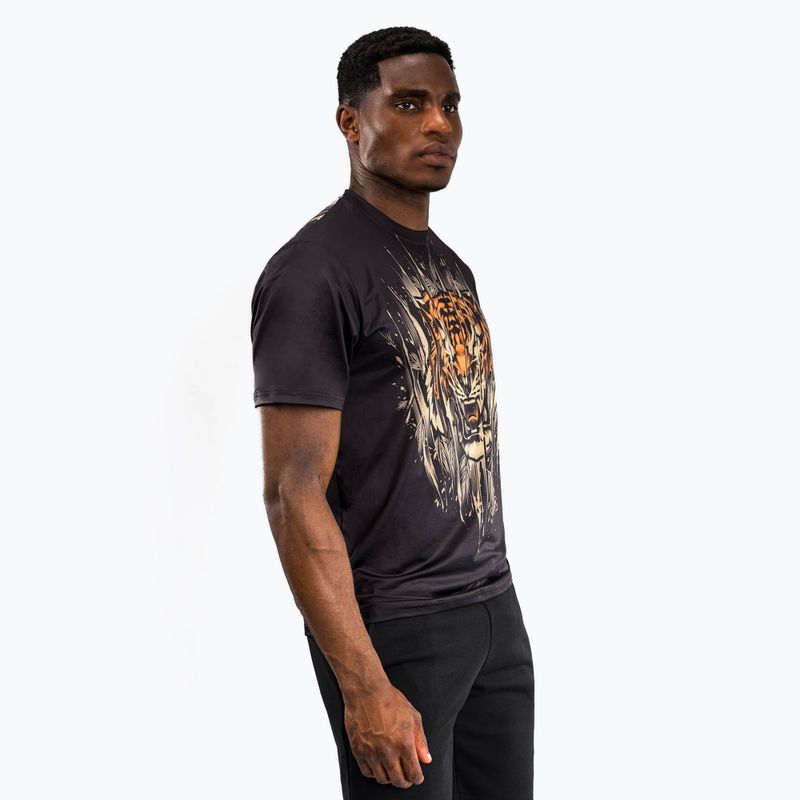 Koszulka treningowa męska Venum Tiger Men'S Dry Tech T-Shirt black/neon orange 3