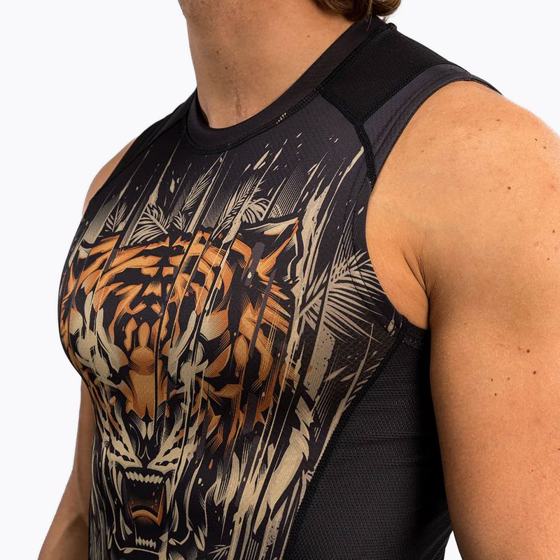 Rashguard Venum Tiger Men'S Sleeveless Rashguard black/neon orange 4