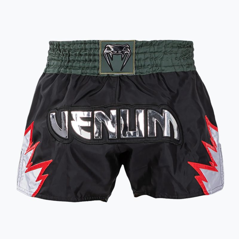 Spodenki treningowe męskie Venum Inferno Muay Thai deep black/khaki