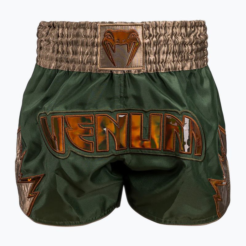Spodenki treningowe męskie Venum Inferno Muay Thai khaki/bronze