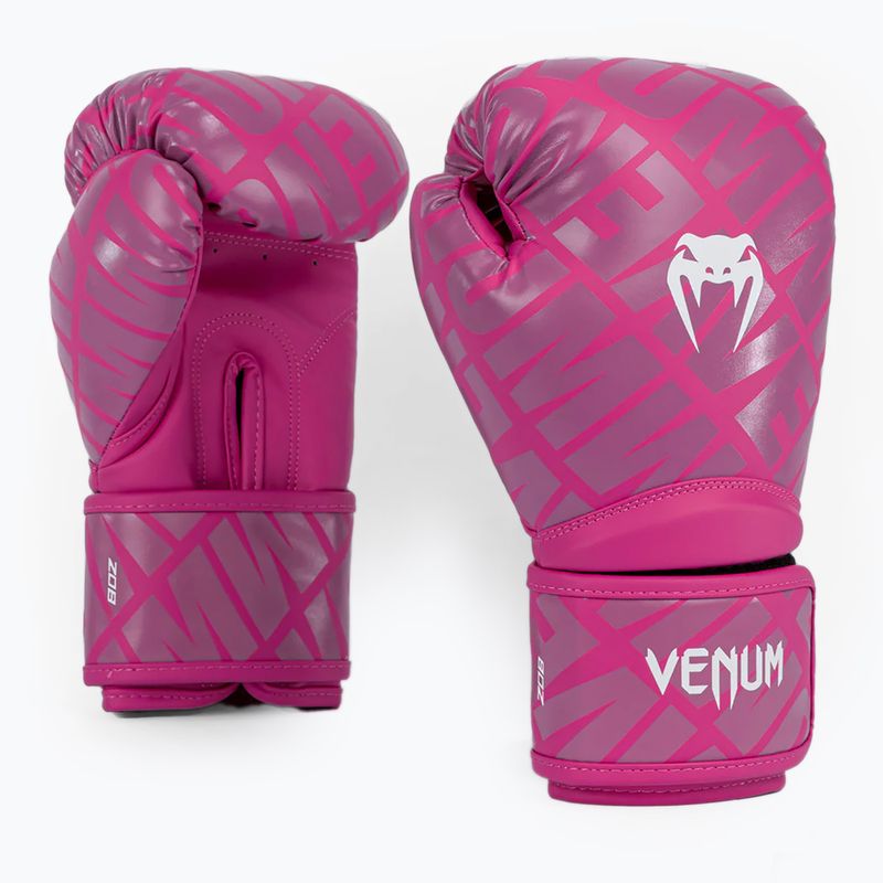 Rękawice bokserskie dziecięce Venum Contender 1.5 XT Kids white/pink 2
