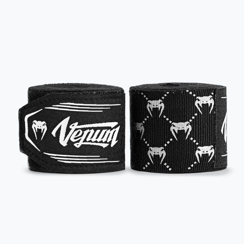 Bandaże bokserskie Venum Hand Wraps 250 cm black/white