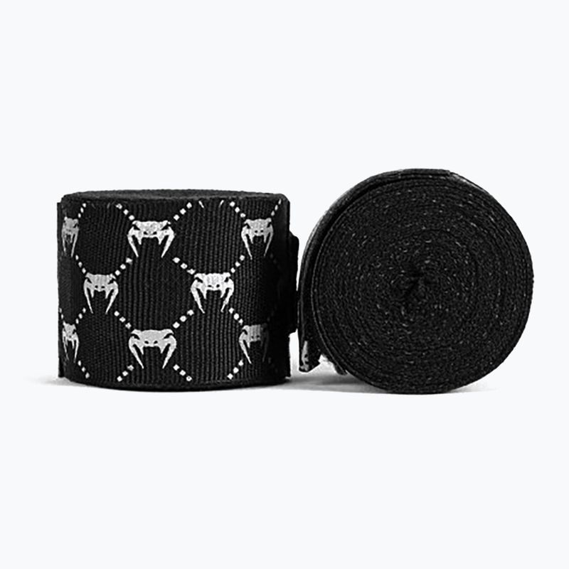 Bandaże bokserskie Venum Hand Wraps 400 cm black/white 2