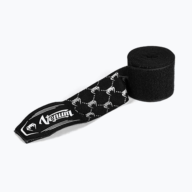 Bandaże bokserskie Venum Hand Wraps 400 cm black/white 3