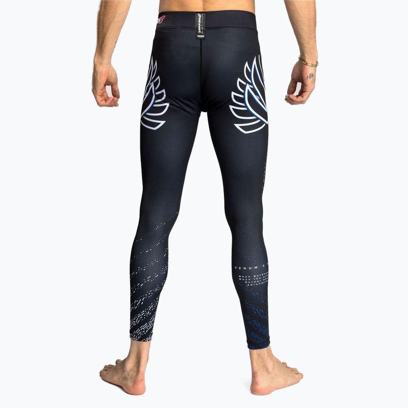 Legginsy treningowe męskie Venum X Tekken 8 - Jin Kazama Spats blue/black/white 3