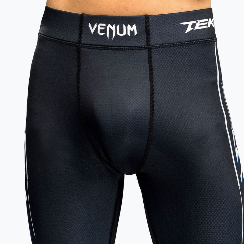 Legginsy treningowe męskie Venum X Tekken 8 - Jin Kazama Spats blue/black/white 7