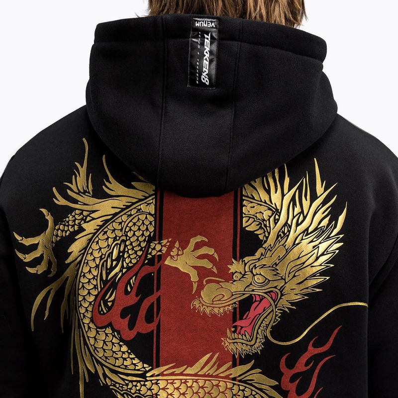 Bluza męska Venum X Tekken 8 - Marshall Law Hoodie black/red/gold 7