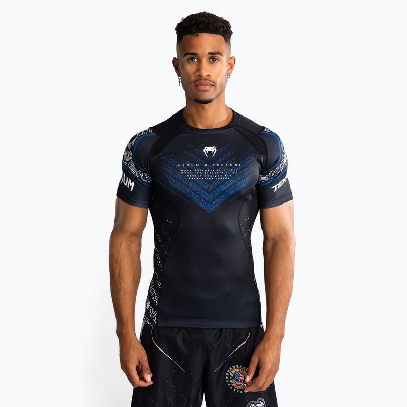 Rashguard męski Venum X Tekken 8 - Paul Phoenix Rashguard black/blue 4