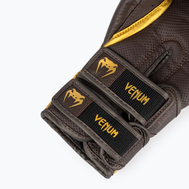 Rękawice bokserskie Venum Reverso Boxing chocolate/gold 8