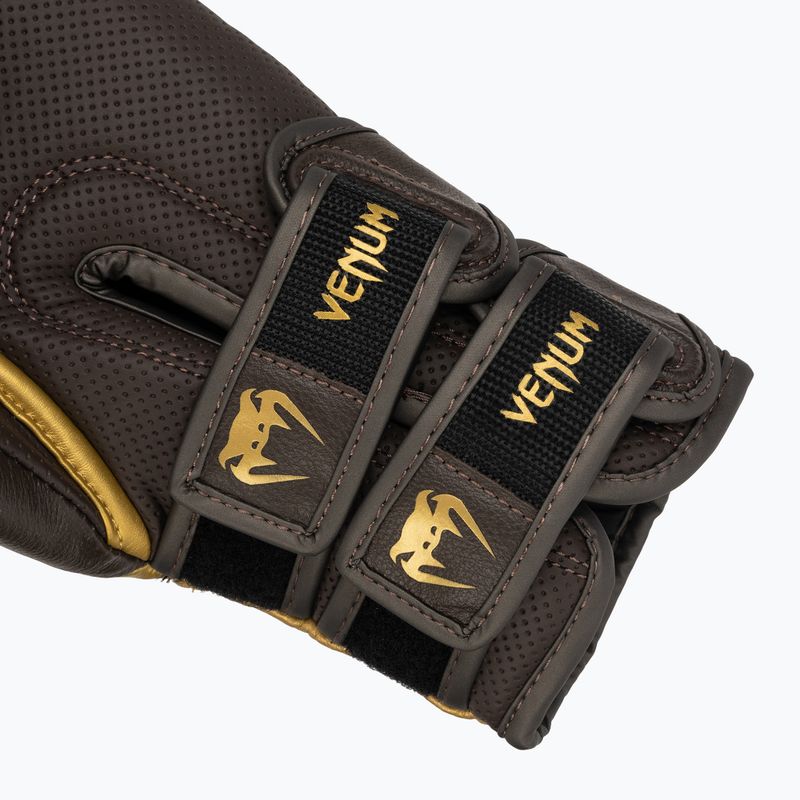 Rękawice bokserskie Venum Reverso Boxing chocolate/gold 6
