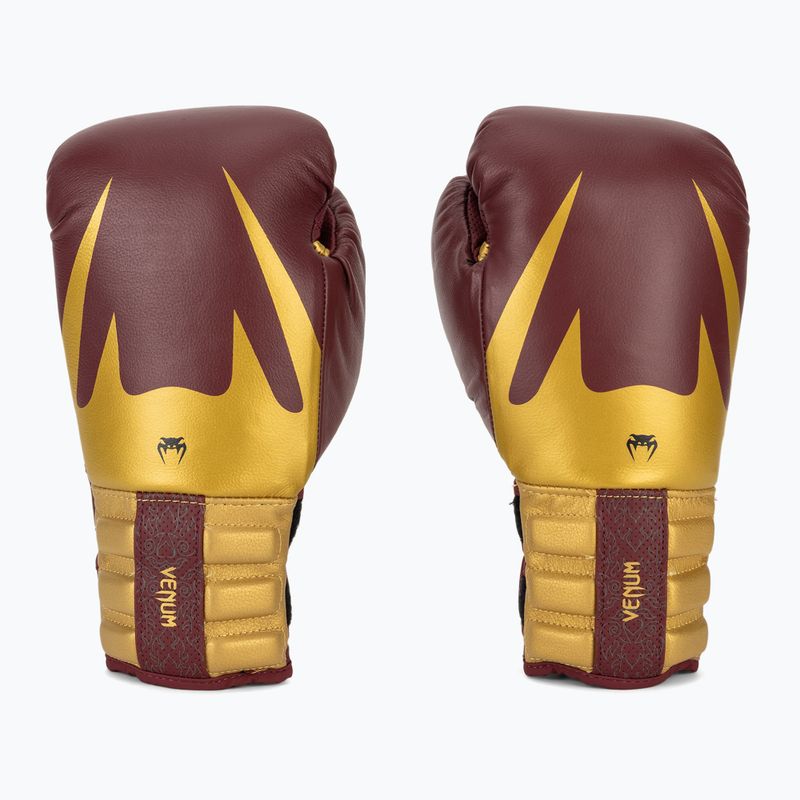 Rękawice bokserskie Venum Reverso Boxing red/gold 2