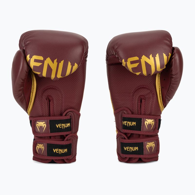 Rękawice bokserskie Venum Reverso Boxing red/gold 3