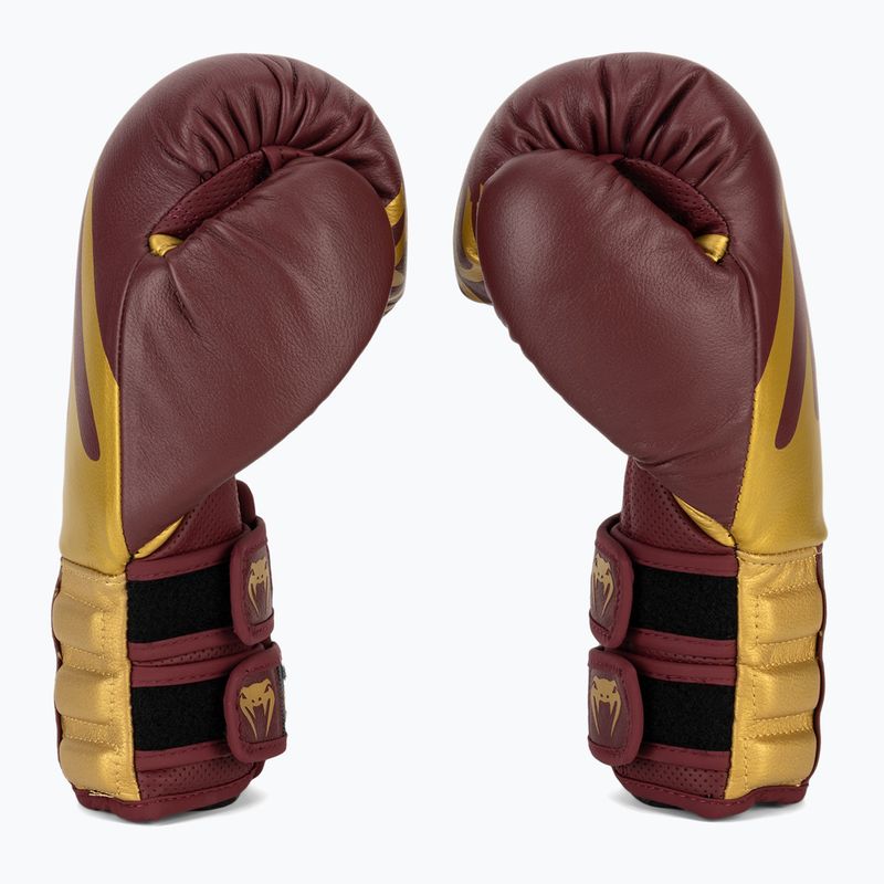 Rękawice bokserskie Venum Reverso Boxing red/gold 4