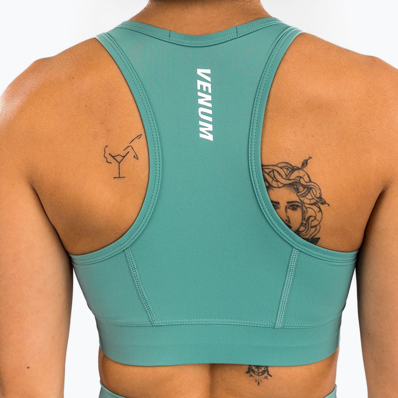 Biustonosz treningowy Venum Essential Medium Impact Sport aqua green 6