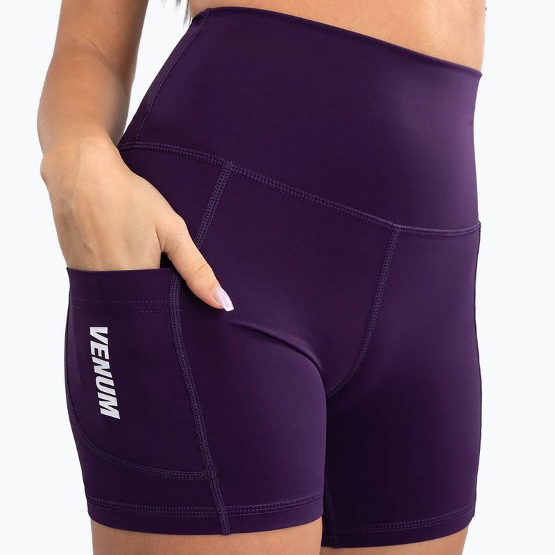 Spodenki treningowe damskie Venum Essential Women'S Bike Shorts deep purple 5