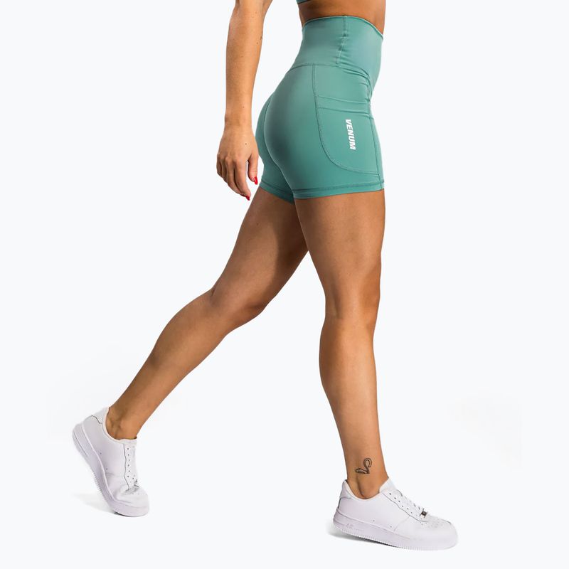 Spodenki treningowe damskie Venum Essential Women'S Bike Shorts aqua green 3