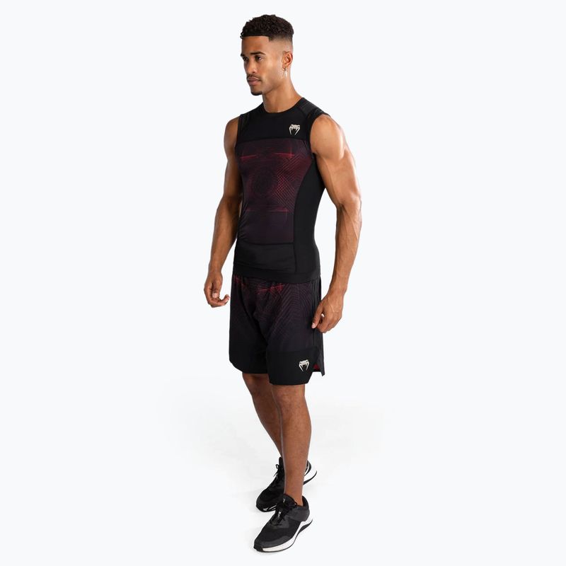 Rashguard męski Venum G-Fit Air Men'S Sleeveless Rashguard deep black/fire red 2
