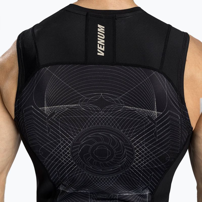 Rashguard męski Venum G-Fit Air Men'S Sleeveless Rashguard deep black/desert sand 6