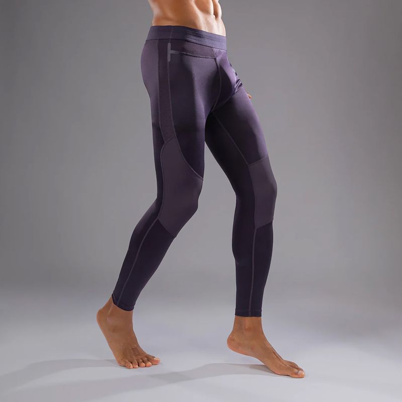 Legginsy treningowe męskie Venum G-Fit Air Spats deep purple 4
