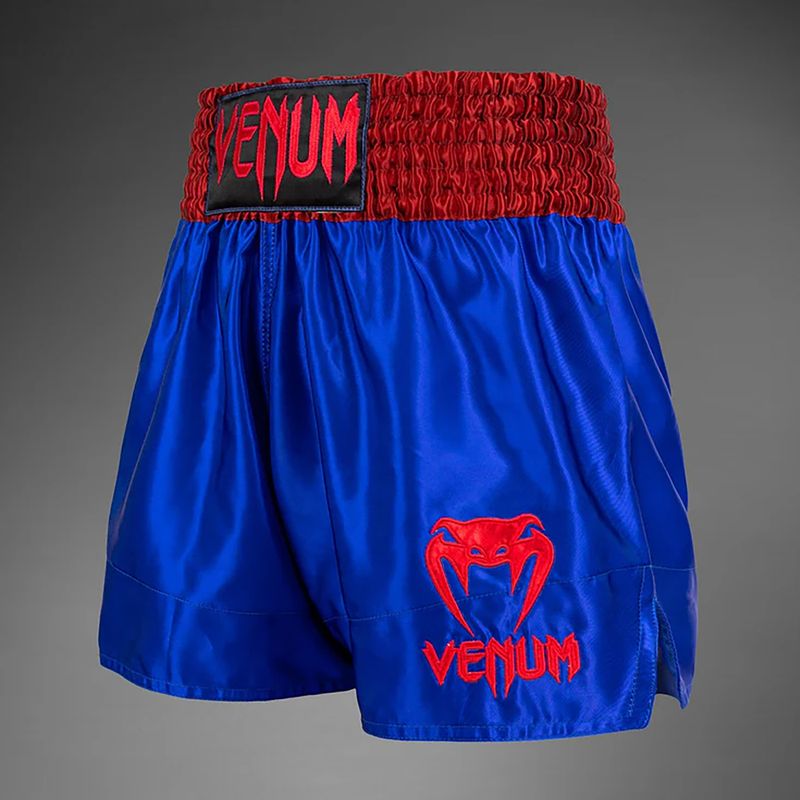 Spodenki treningowe męskie Venum Classic Muay Thai navy blue/red 3