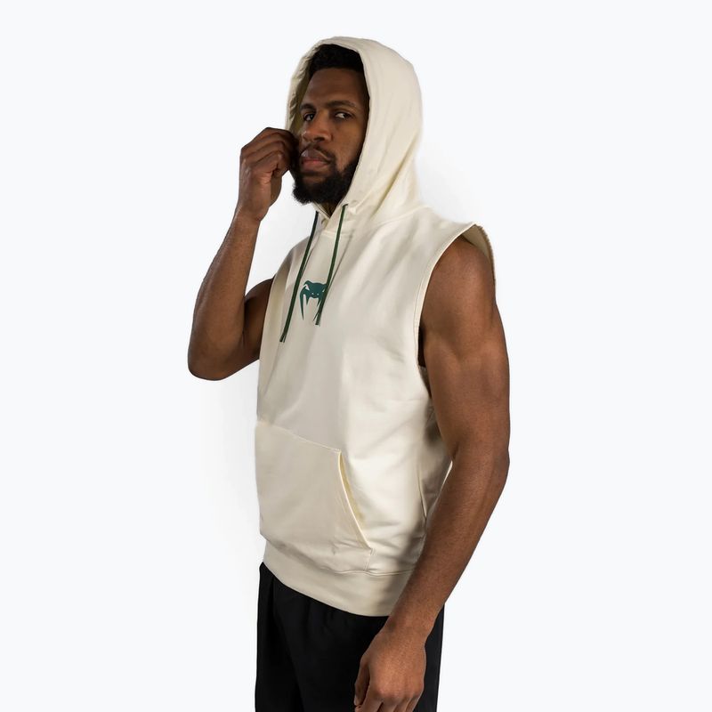 Bluza męska Venum Sparring Sleeveless Hoodies vanilla 3