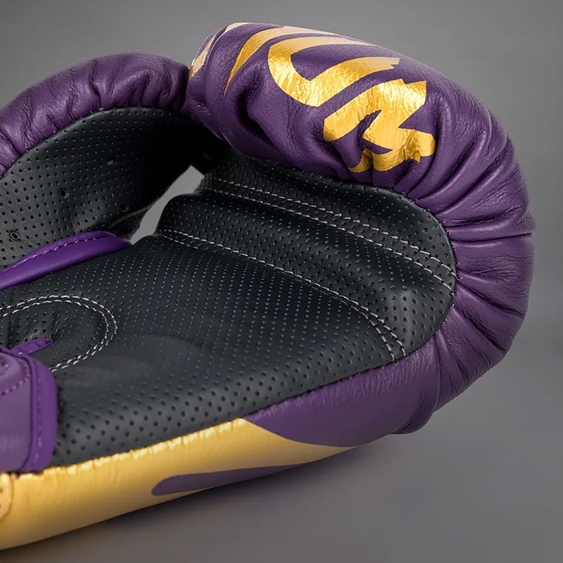 Rękawice bokserskie Venum Reverso Boxing dark purple/gold 3