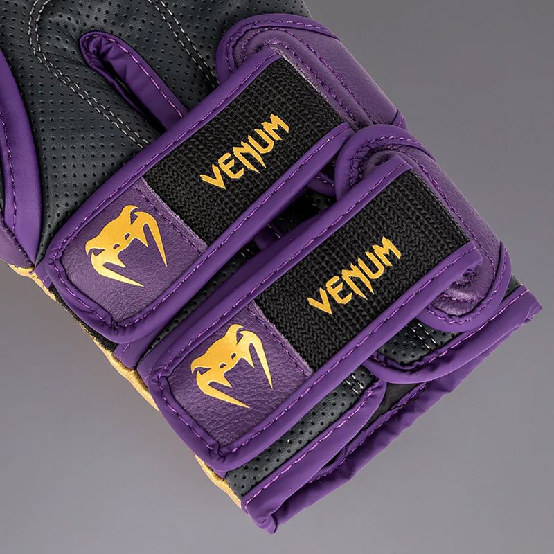 Rękawice bokserskie Venum Reverso Boxing dark purple/gold 5