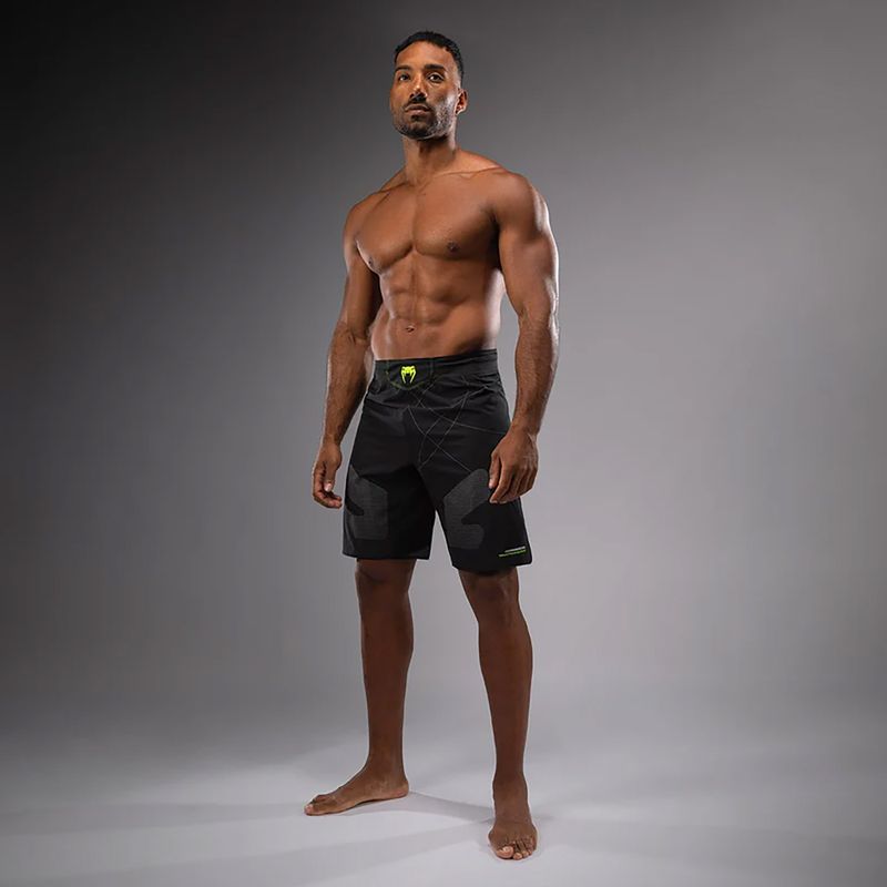 Spodenki treningowe męskie Venum Training Camp 4.0 black/neo green 2