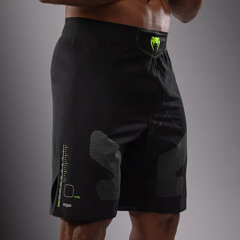 Spodenki treningowe męskie Venum Training Camp 4.0 black/neo green 6