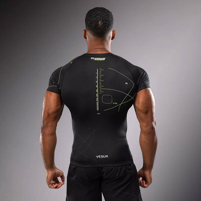 Rashguard męski Venum Training Camp 4.0 Rashguard black/neo green 2