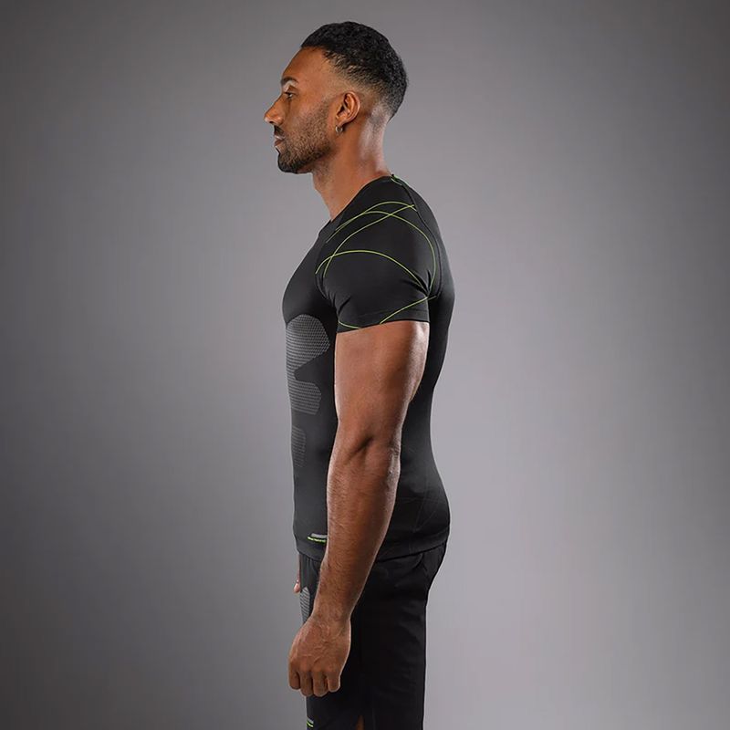 Rashguard męski Venum Training Camp 4.0 Rashguard black/neo green 4