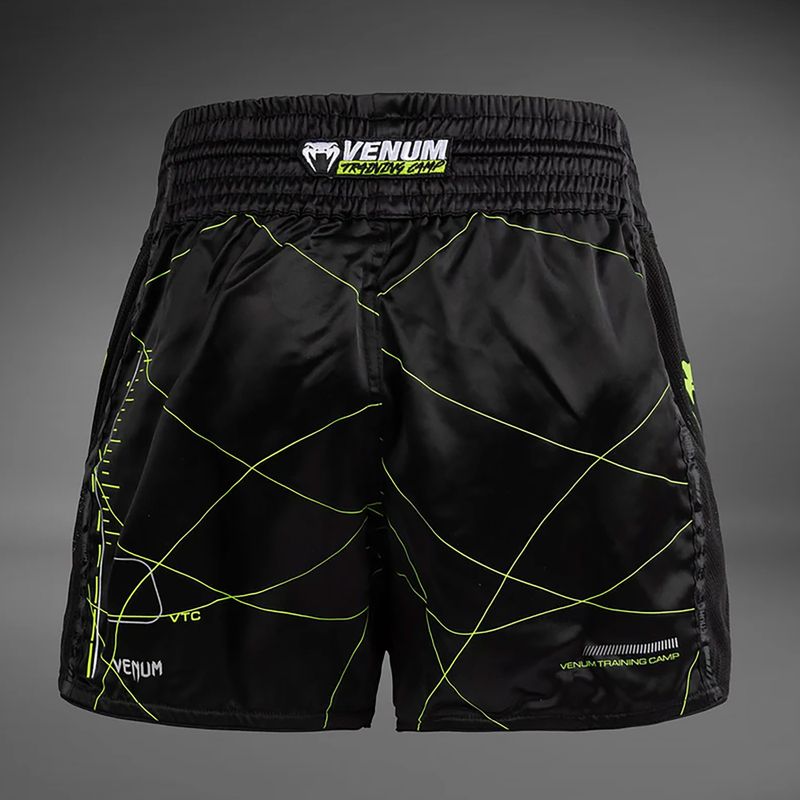 Spodenki treningowe Venum Training Camp 4.0 black/neo green 2