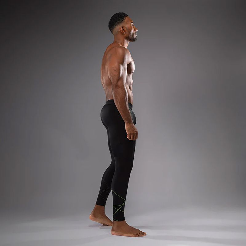 Legginsy treningowe męskie Venum Training Camp 4.0 black/neo green 4